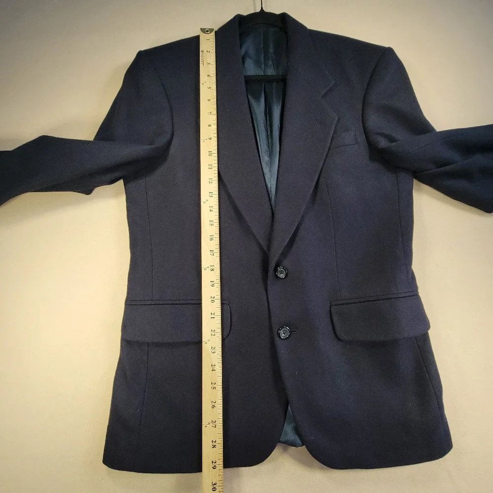 Oscar De La Renta Blazer‎ Cashmere Blend Navy Size 38S